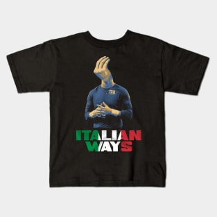 Italian Ways Gesture Kids T-Shirt